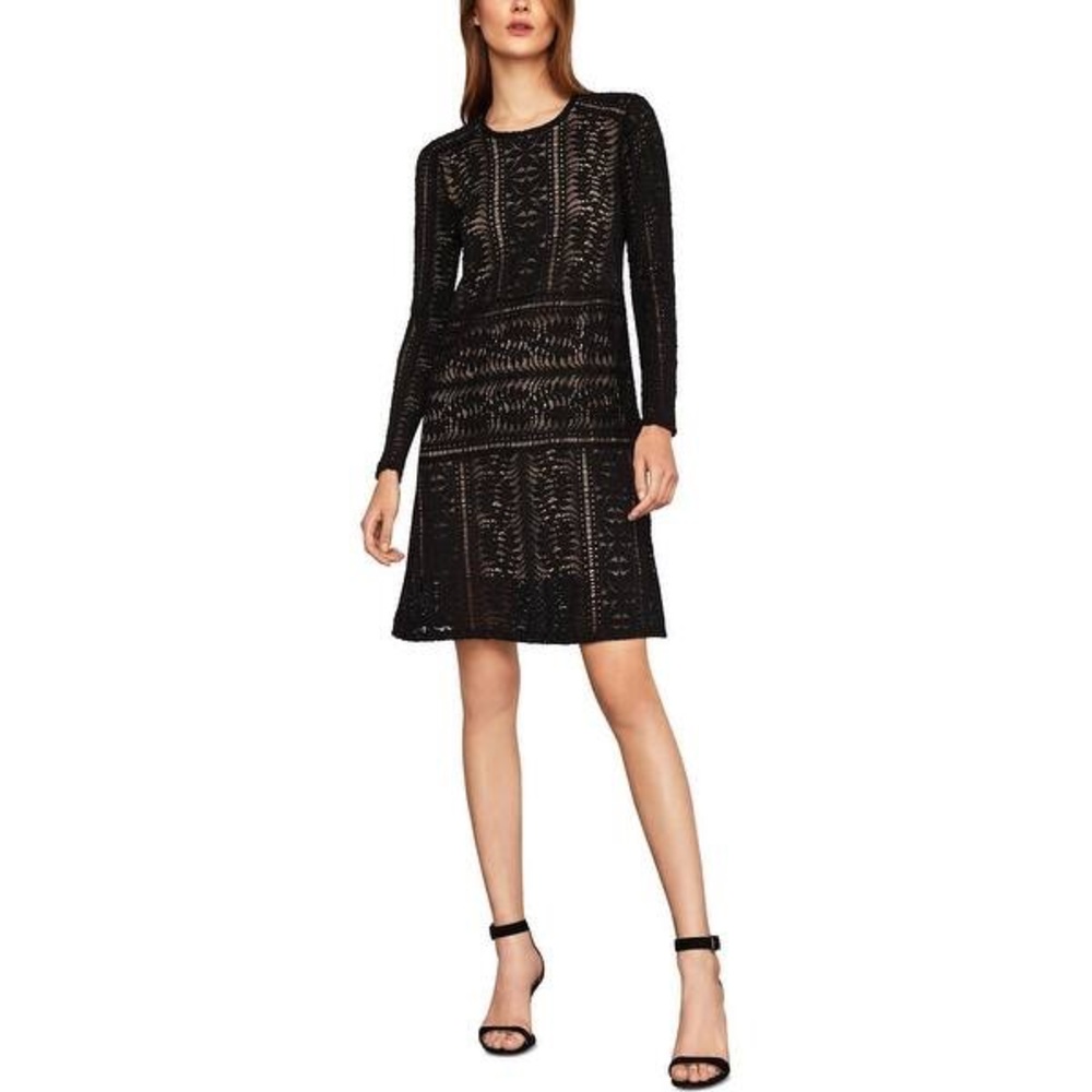 BCBGMAXAZRIA Lace Black Dress size XS